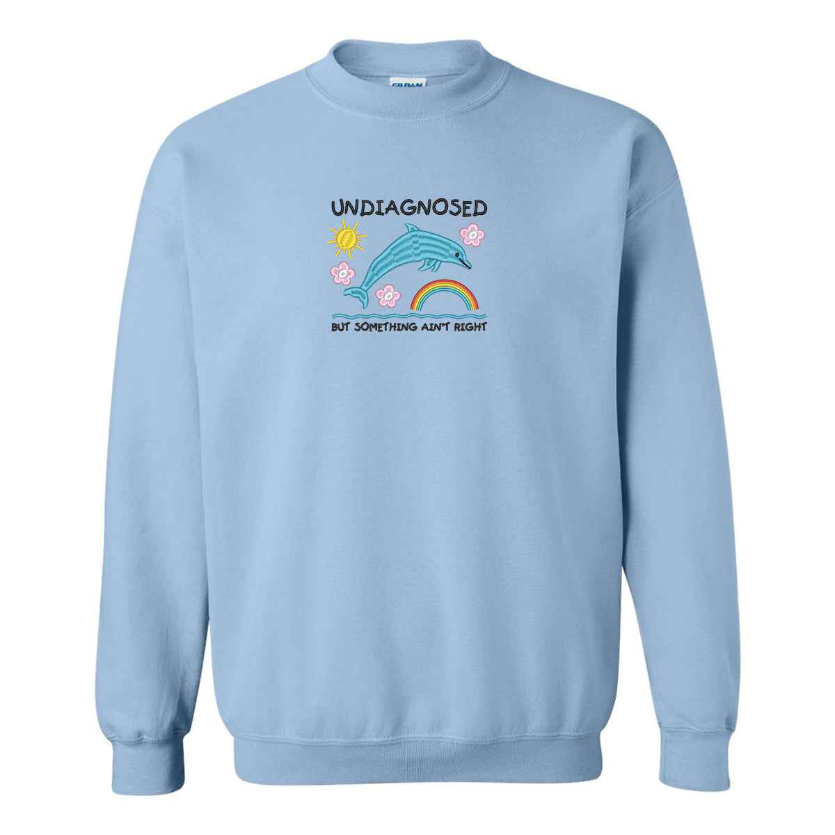 Crewneck "Undiagnosed" brodé