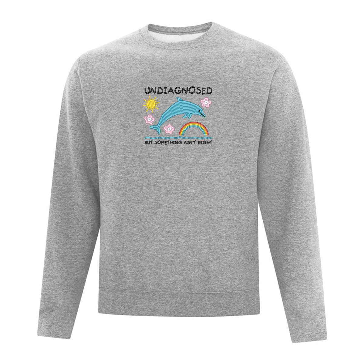 Crewneck "Undiagnosed" brodé