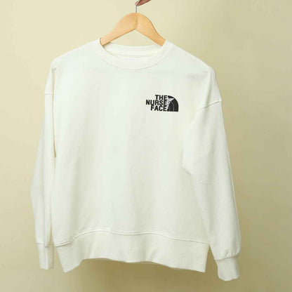 Crewneck "The Nurse Face" brodé