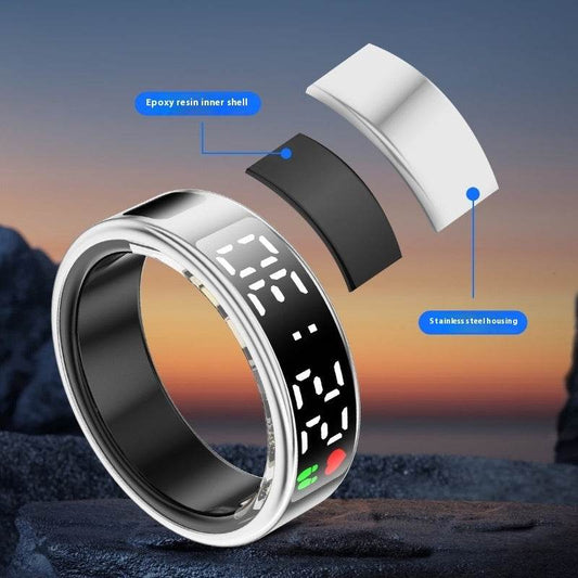 Smart Ring With Display Screen – Health & Gesture Control