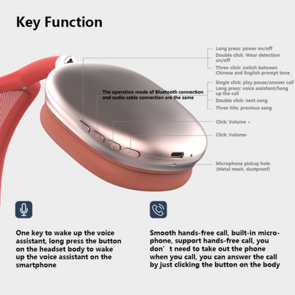 Wireless Bluetooth Sport Headphones with In Ear Detect Function