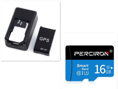 Mini Car GPS Tracker - Magnetic Real-Time Tracking Device, Recordable Anti-Lost & Rechargeable Locator