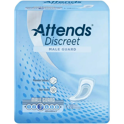 Discreet Male Guard - Case of 6 packages (120 count)