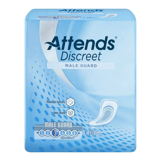 Discreet Male Guard - Case of 6 packages (120 count)