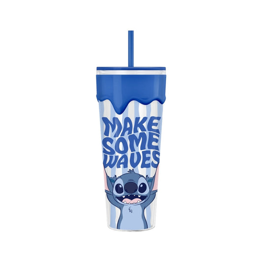 Disney Lilo & Stitch Make Some Waves 26oz Plastic Drip Tumbler
