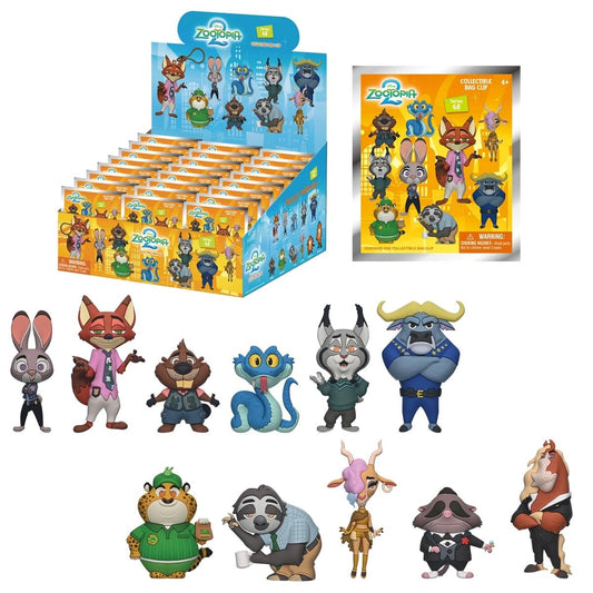 Disney Zootopia 2 Mystery 3D Foam Bag Clip
