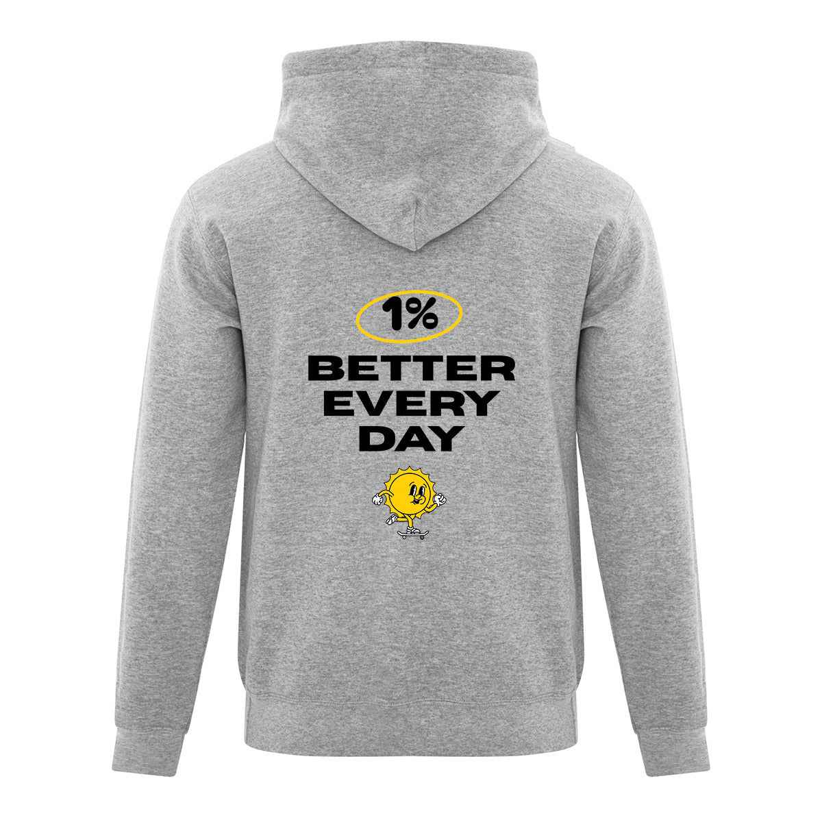 Hoodie "1% Better Everyday" brodé & imprimé