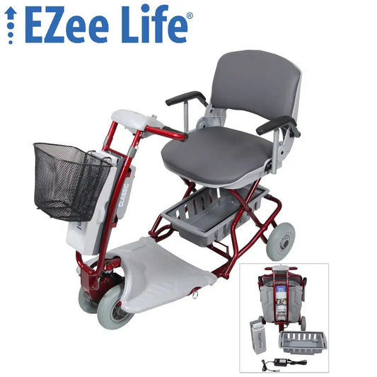 EZee Life Classic Portable Mobility Scooter CH4028 | Dual Front Wheel Foldable Scooter Canada
