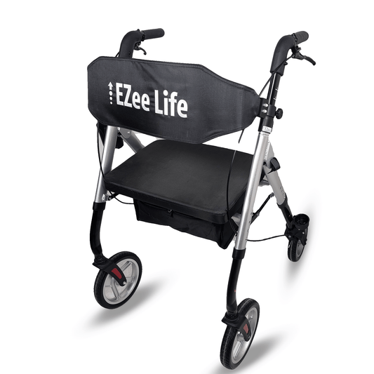 EZee Life Bariatric Rollator CH3019 | Heavy-Duty 400 lb Extra-Wide Walker Canada