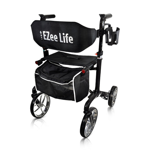EZee Life Carbon Fiber Rollator CH3018 | Ultra-Lightweight 5.8 kg Walker Canada