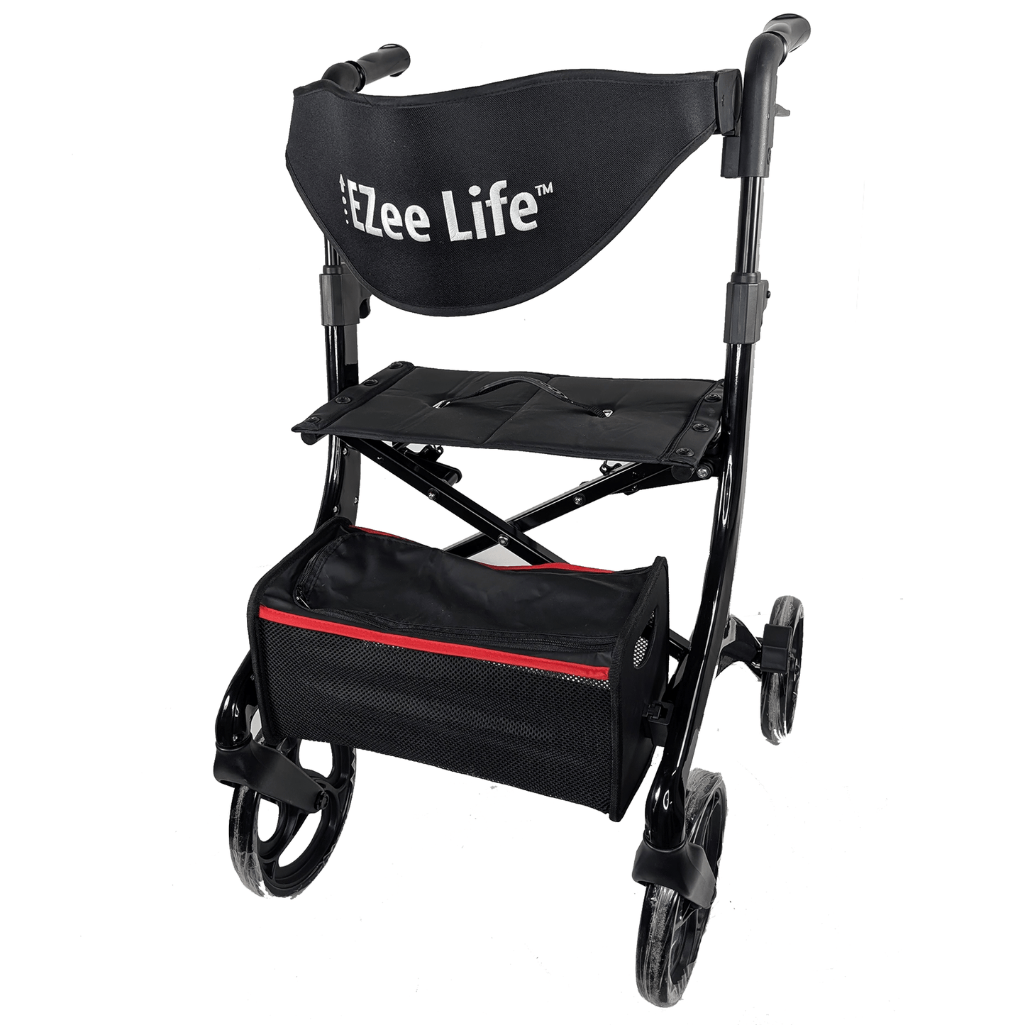 EZee Life Folding Rollator Walker CH2077 | Lightweight Height-Adjustable Mobility Aid Canada