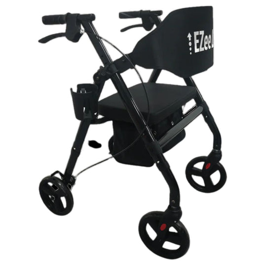 EZee Life Lightweight Steel Rollator CH3017 | European Design 4-Wheel Walker Canada