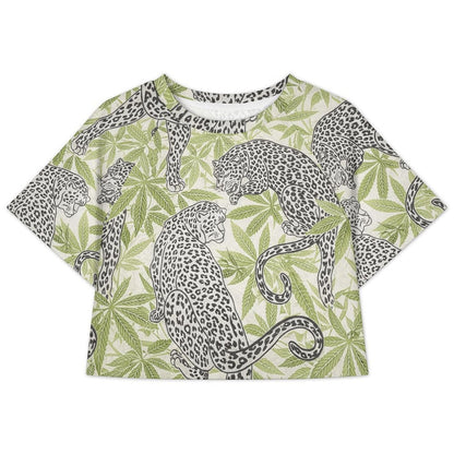 Leopard Cropped T-Shirt for Trendy Style