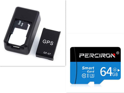 Mini Car GPS Tracker - Magnetic Real-Time Tracking Device, Recordable Anti-Lost & Rechargeable Locator