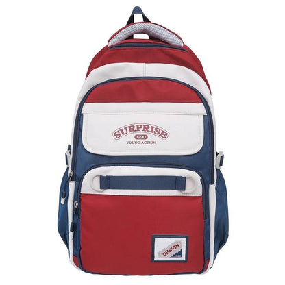 College Style Backpack Student Leisure Travel Large Capacity Backpack