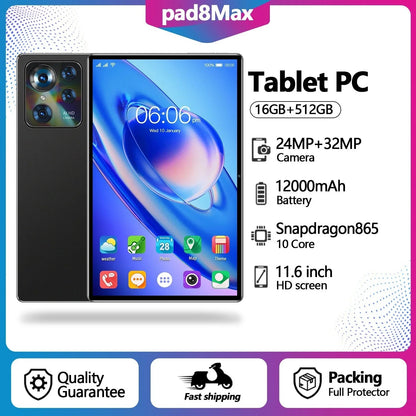 10-Inch Android Tablet with Calling – PAD8MAX Google Edition | EX-STOCK Canada