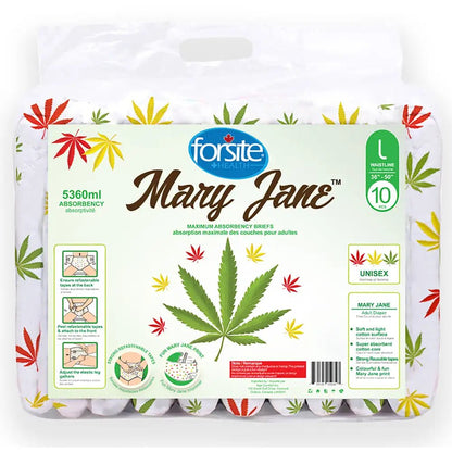 Forsite Health Mary Jane™ Maximum Absorbency Adult Briefs - Case of 30