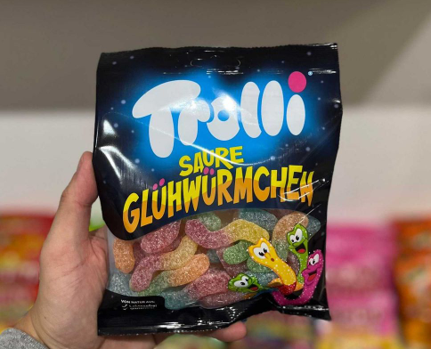 TROLLI SOUR FIRE FLIES 150G - Deliciously Tangy Treats from Germany