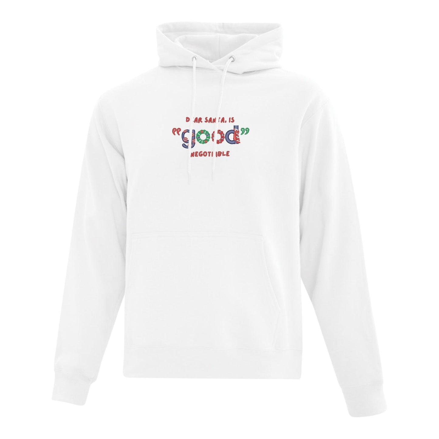 Hoodie Dear Santa brodé – Festive Holiday Style