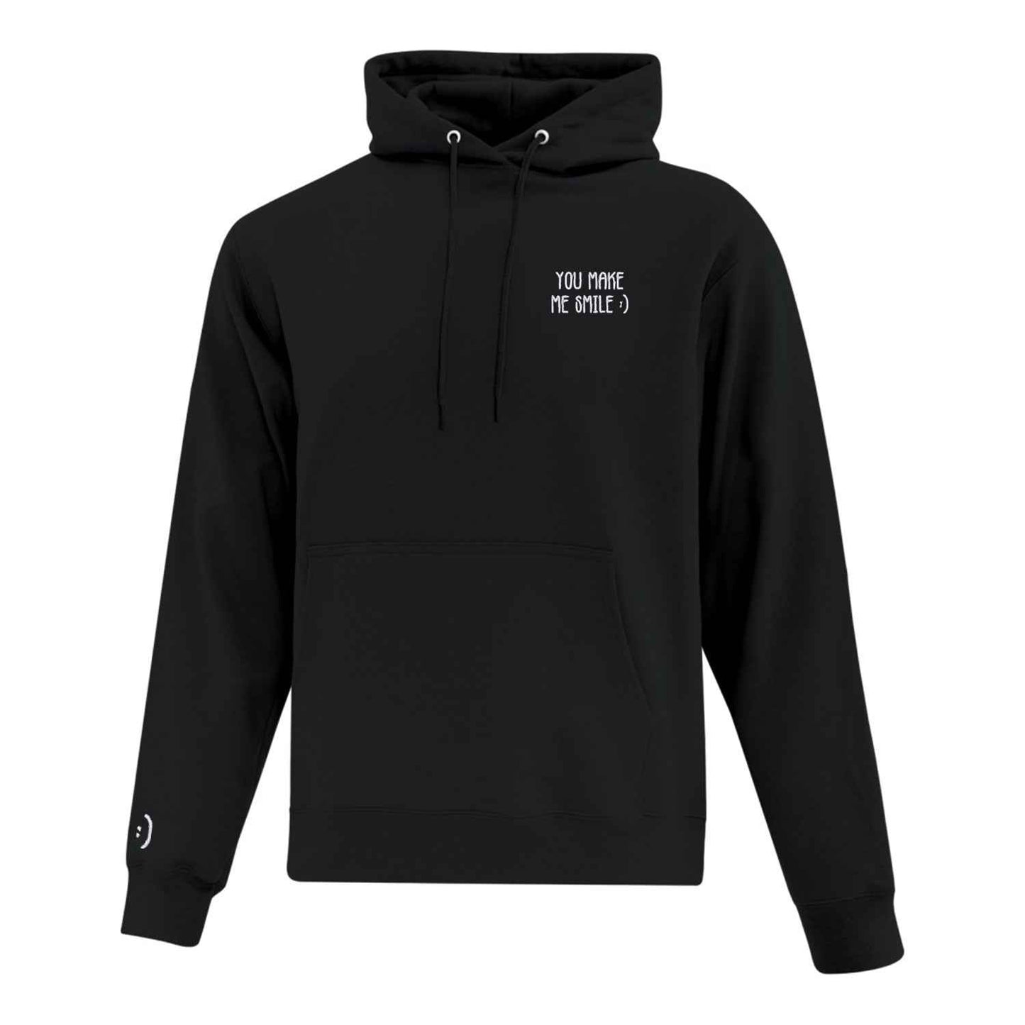 Hoodie "You Make Me Smile" brodé