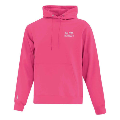 Hoodie "You Make Me Smile" brodé