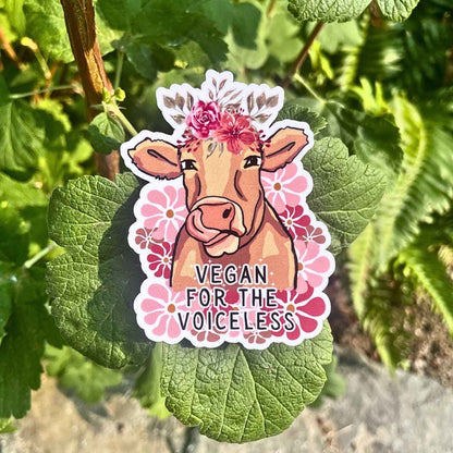 Vegan For the Voiceless Sticker