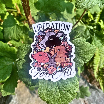 Vegan Liberation Sticker