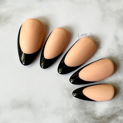 Black and Nude Abstract French