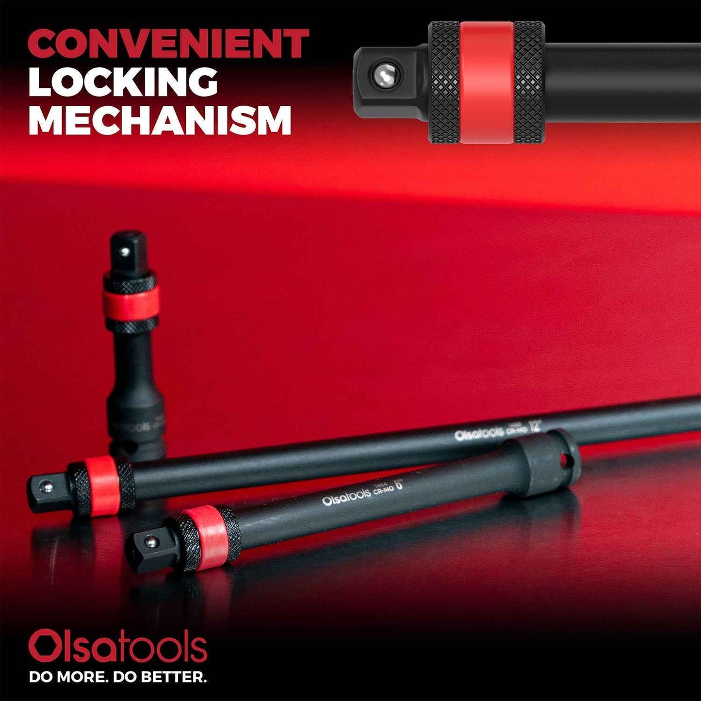 Locking Impact Socket Extensions for Enhanced Torque and Control