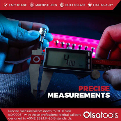 6 Inch Digital Calipers for Precise Measurements and Enhanced Accuracy