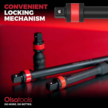 Locking Impact Socket Extensions for Enhanced Torque and Control