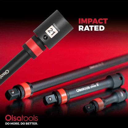 Locking Impact Socket Extensions for Enhanced Torque and Control