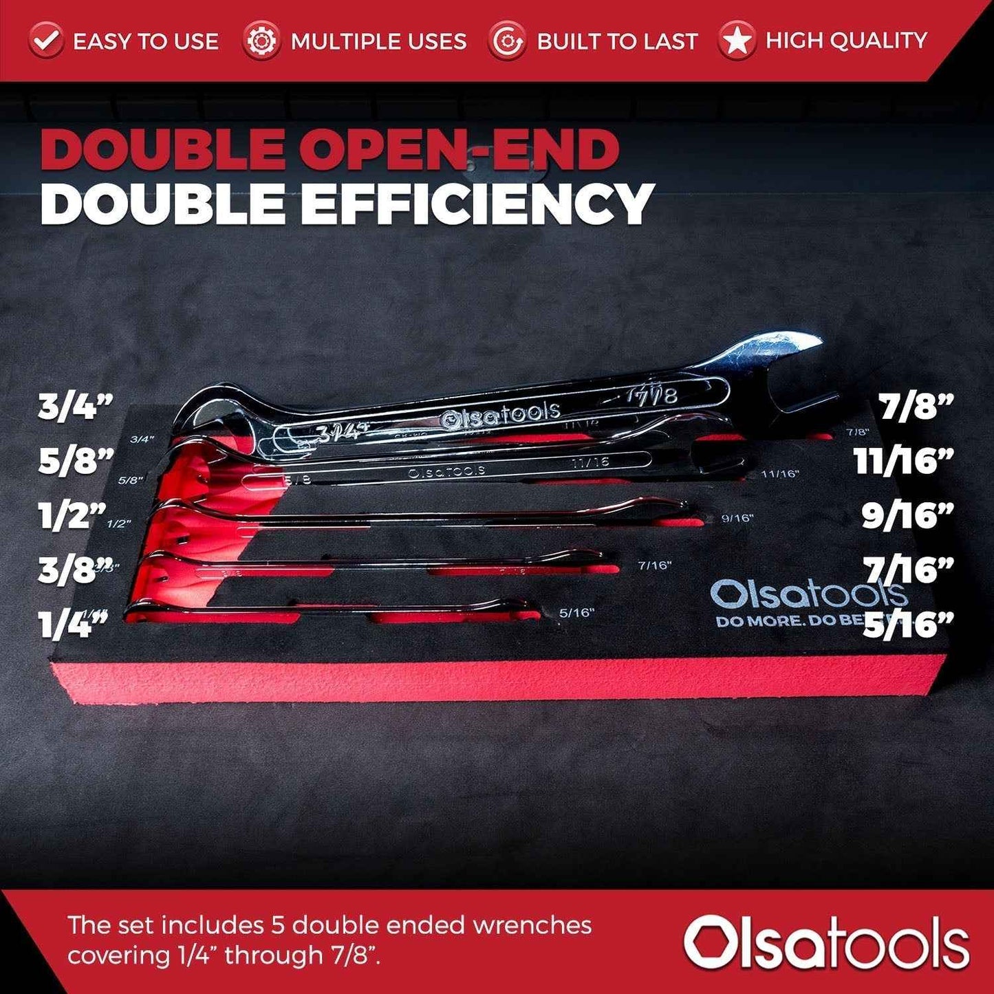 Slim Profile Wrench Set