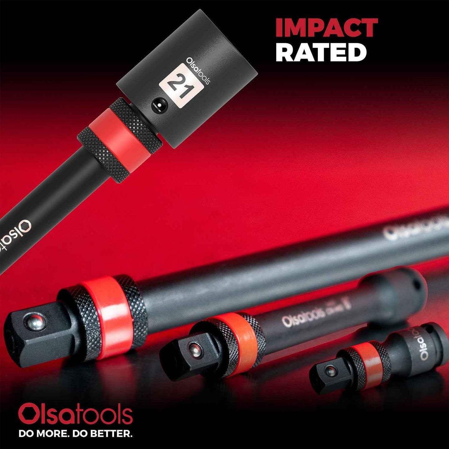 Locking Impact Socket Extensions for Enhanced Torque and Control
