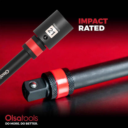 Locking Impact Socket Extensions for Enhanced Torque and Control