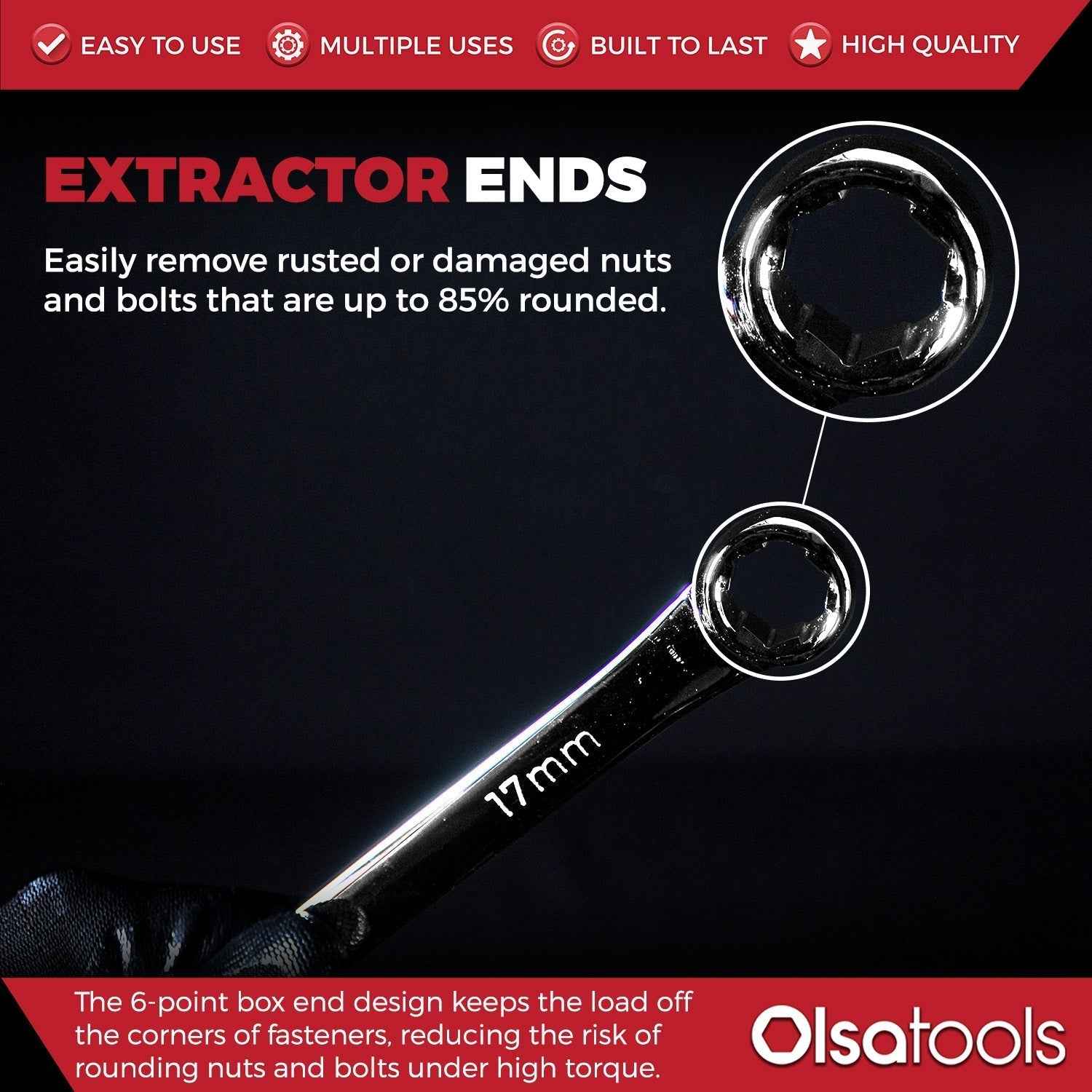 Bolt Extractor Wrench Sets