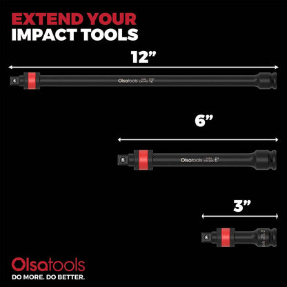 Locking Impact Socket Extensions for Enhanced Torque and Control