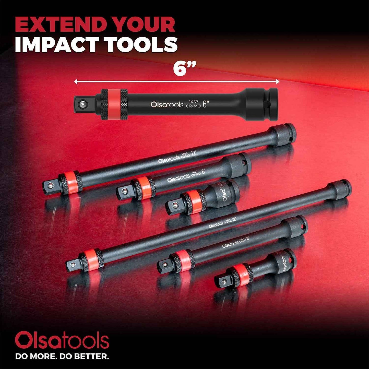 Locking Impact Socket Extensions for Enhanced Torque and Control