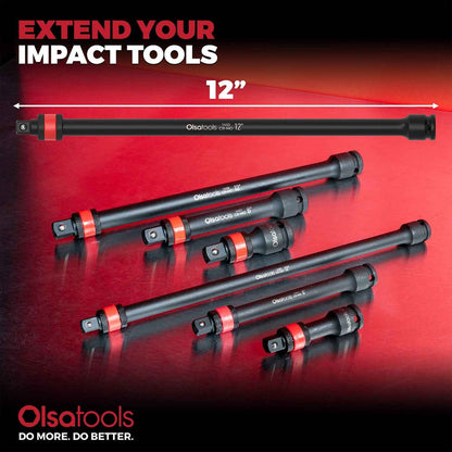 Locking Impact Socket Extensions for Enhanced Torque and Control