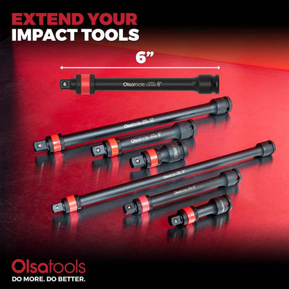 Locking Impact Socket Extensions for Enhanced Torque and Control