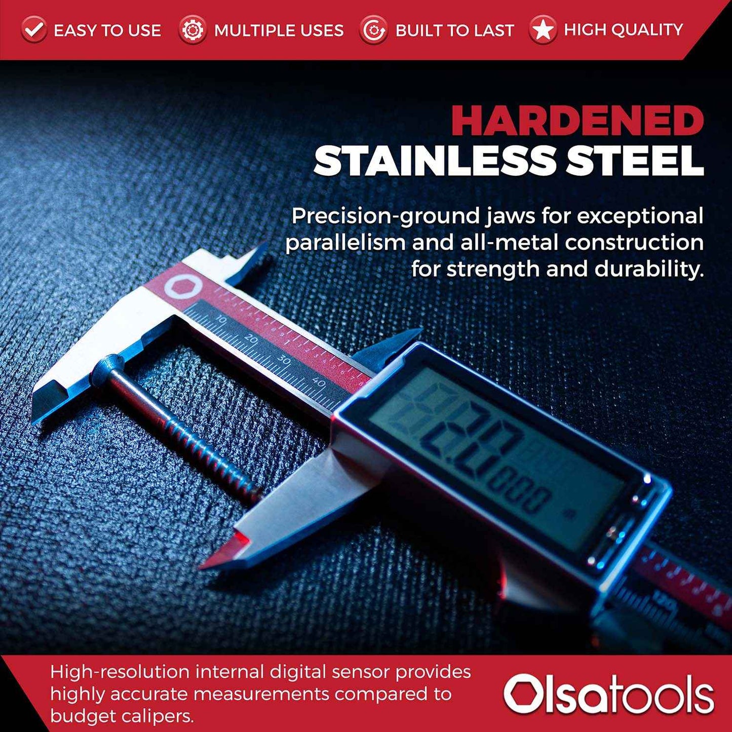 6 Inch Digital Calipers for Precise Measurements and Enhanced Accuracy