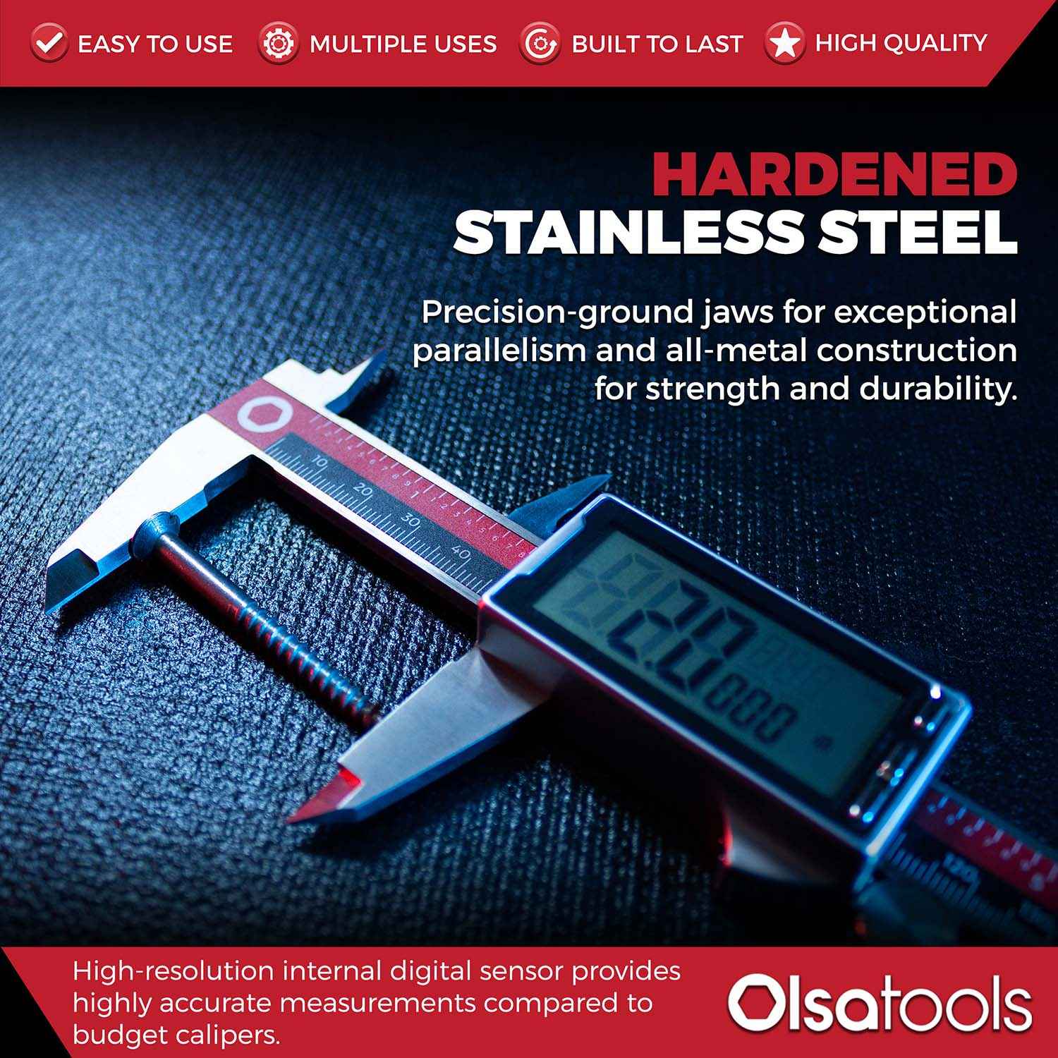 6 Inch Digital Calipers for Precise Measurements and Enhanced Accuracy