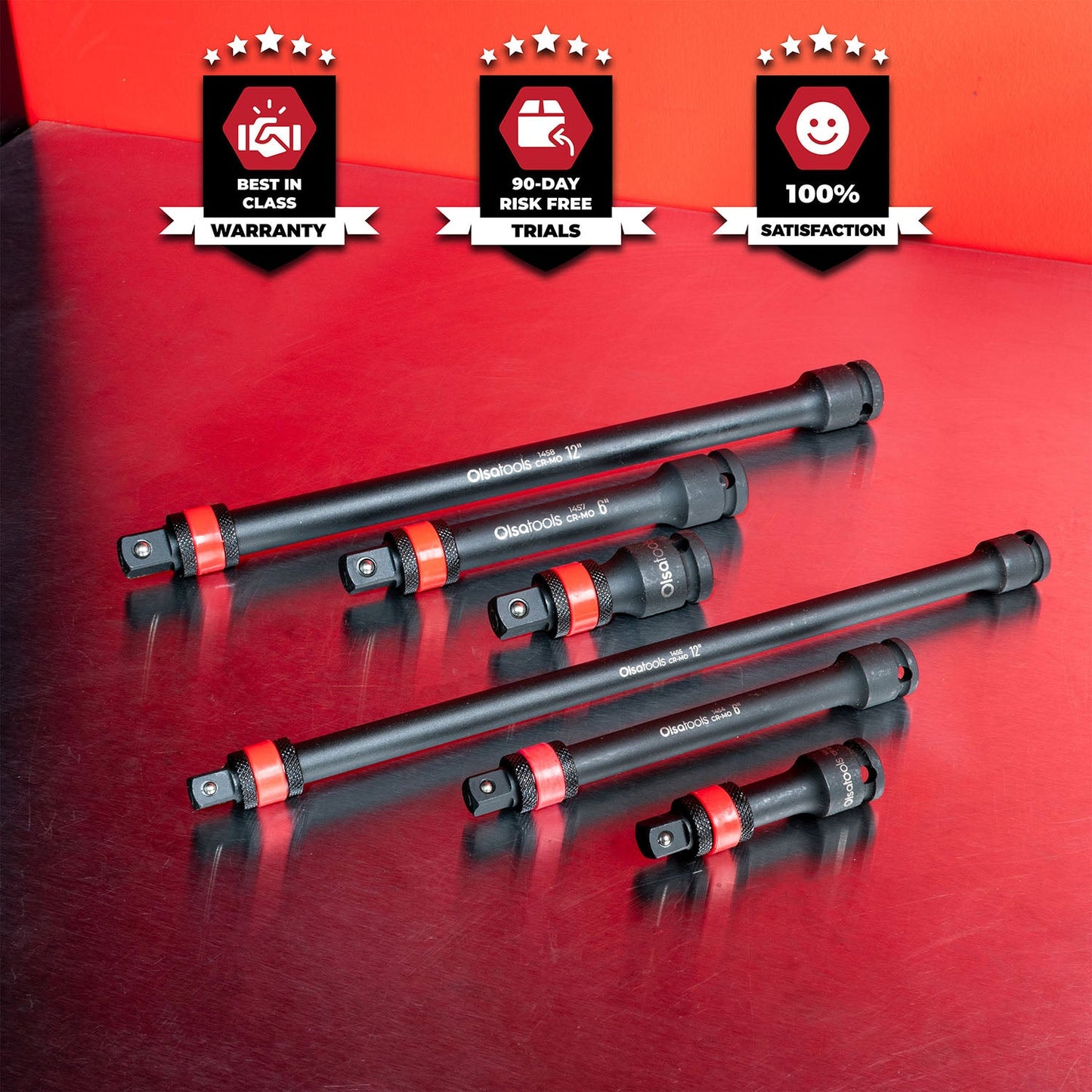 Locking Impact Socket Extensions for Enhanced Torque and Control