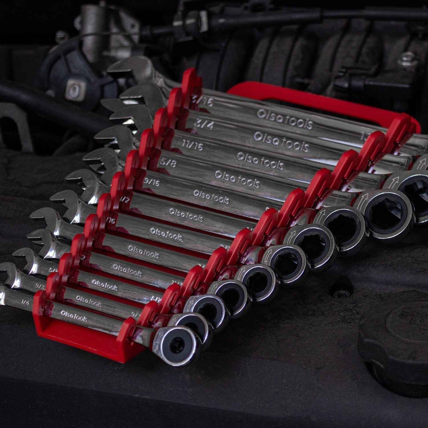 120 Tooth Ratcheting Wrench Set