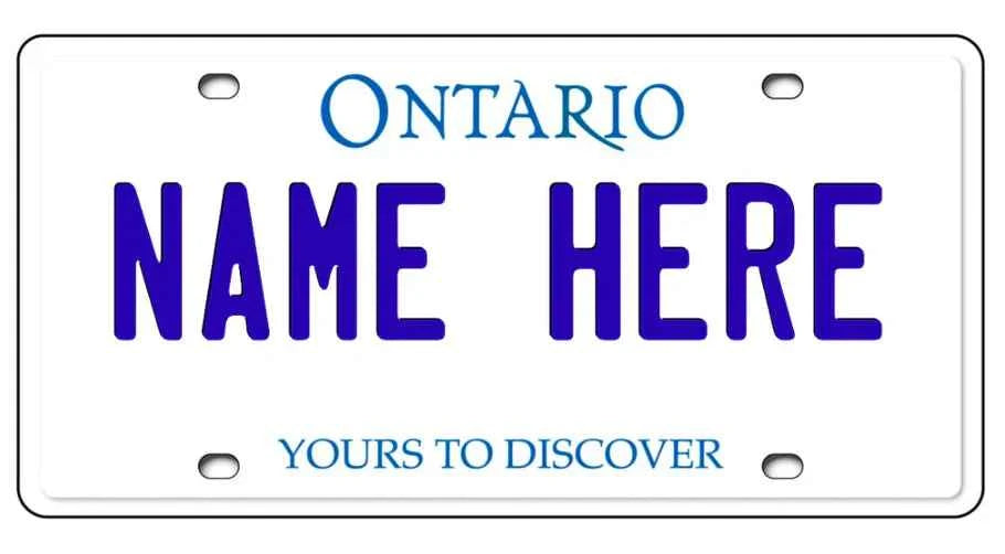 custom license plate for kids