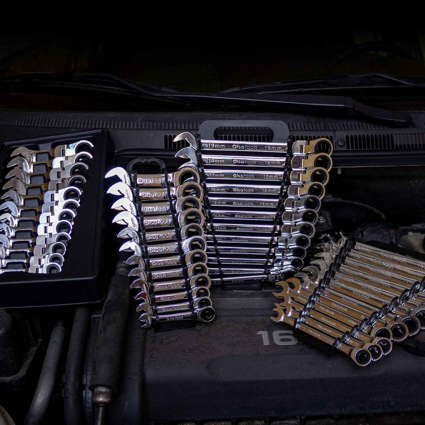 120 Tooth Ratcheting Wrench Set