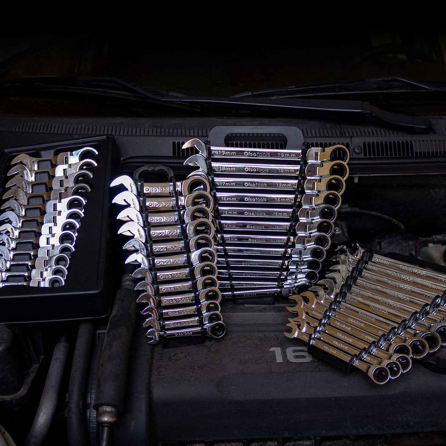 120 Tooth Ratcheting Wrench Set