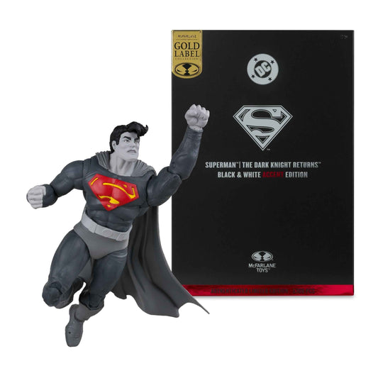 DC Multiverse - The Dark Knight Returns - Superman (Black & White Accent Edition) - Exclusive