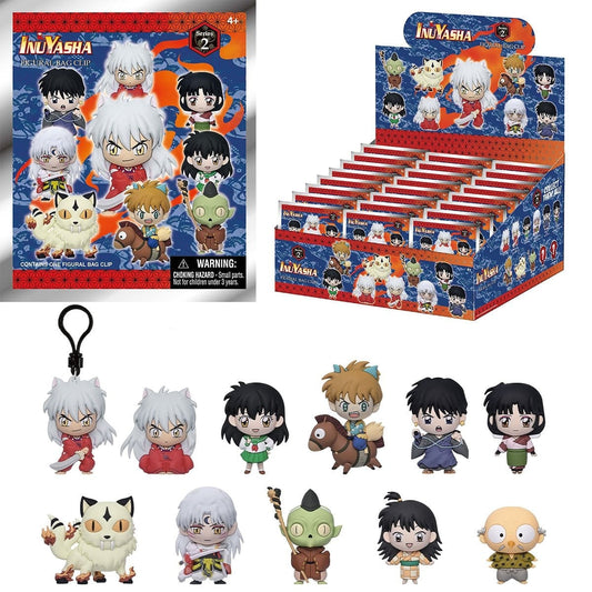 Inuyasha 25th Anniversary Mystery 3D Foam Bag Clip