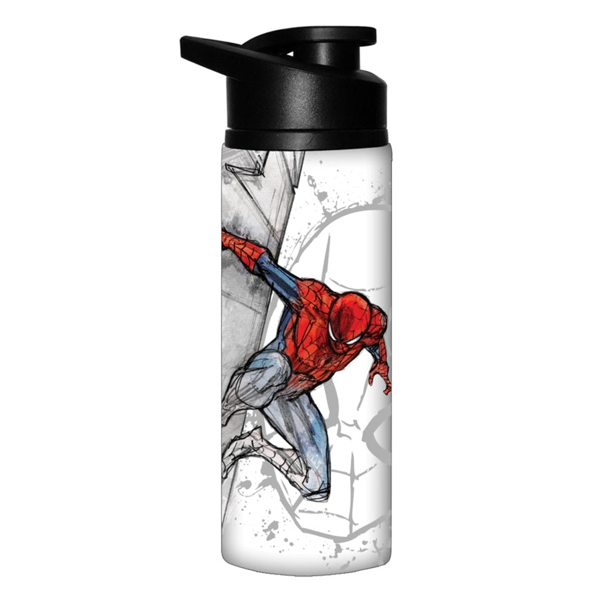 Marvel Spidey Sketch 25oz Stainless Water Bottle